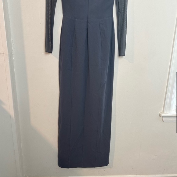 House of CB Evangelina Slate Plunge Maxi Dress, XS - Picture 9 of 11
